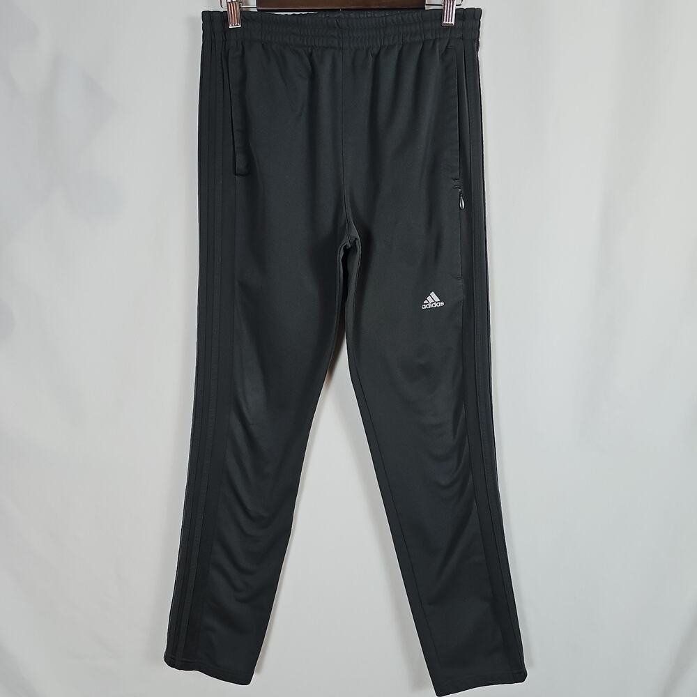 Adidas Active Pants Mens Sz. M Gray Athletic/Training/Drawstring Waist/Tapered